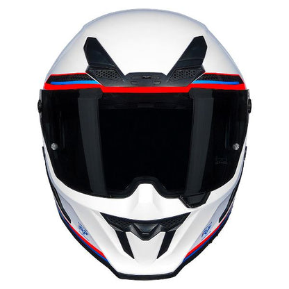 Korda Icon Tokio Helmet (Gloss White Red & Blue)