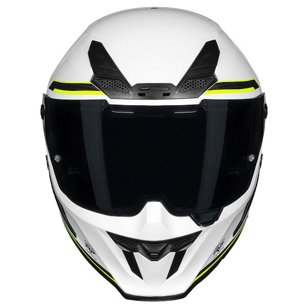 Korda Icon Tokio Helmet (Gloss White & Fluorescent Yellow)