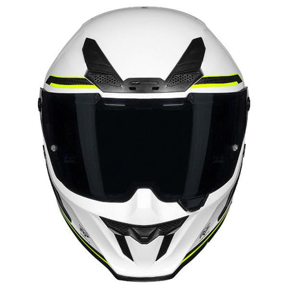 Korda Icon Tokio Helmet (Gloss White & Fluorescent Yellow)