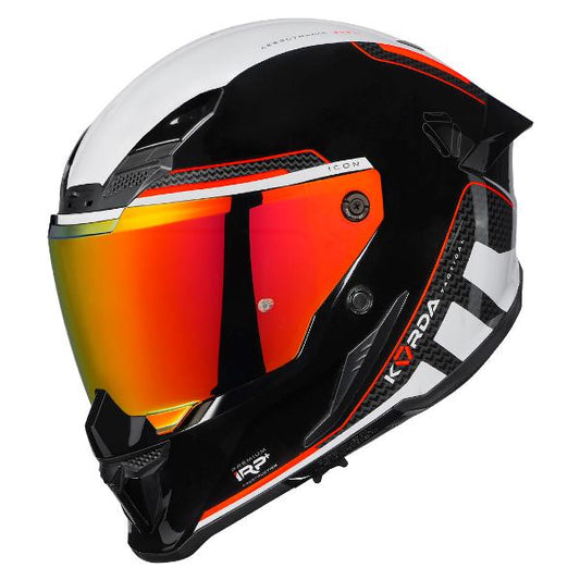 Korda Icon Tokio Helmet (Gloss White & Red)