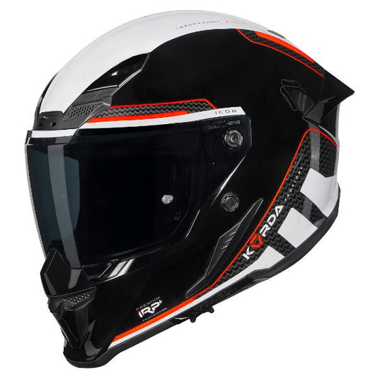 Korda Icon Tokio Helmet (Gloss White & Red)
