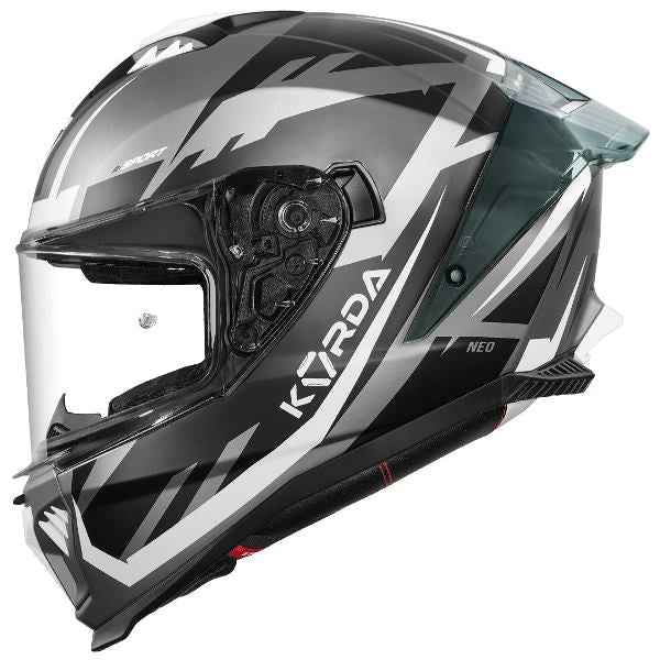 Korda Neo Atos Helmet (Matt Black & Grey)