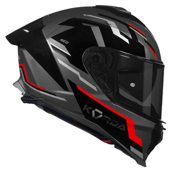 Korda Neo Fuego Helmet (Gloss Black & Red)