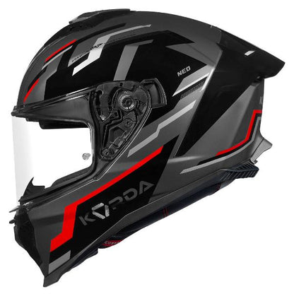 Korda Neo Fuego Helmet (Gloss Black & Red)