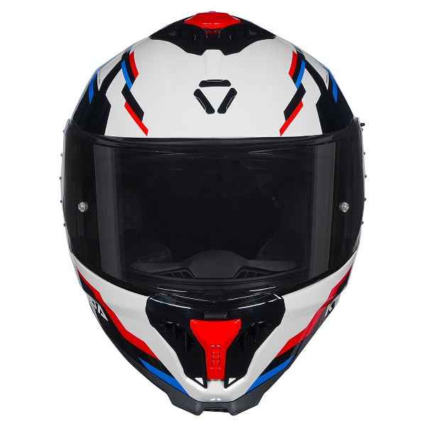 Korda Neo Fuego Helmet (Gloss White Red & Blue)