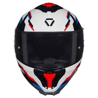 Korda Neo Fuego Helmet (Gloss White Red & Blue)