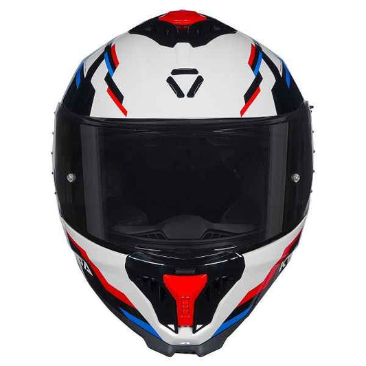 Korda Neo Fuego Helmet (Gloss White Red & Blue)