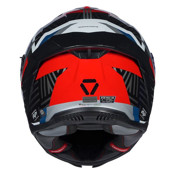 Korda Shockwave Chaos Helmet (Gloss Red & Blue)