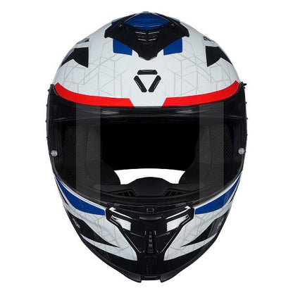 Korda Shockwave Evoque Helmet (Gloss White Red & Blue)