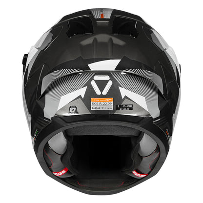 Korda Sonic GP Brave Helmet (Gloss Grey & Gold)