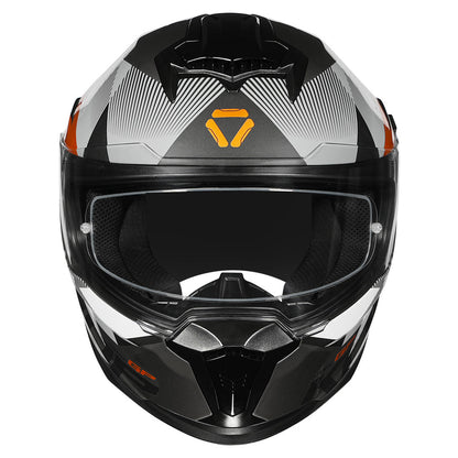 Korda Sonic GP Brave Helmet (Gloss Grey & Gold)