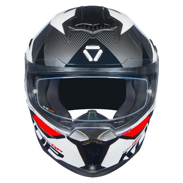 Korda Sonic GP Brave Helmet (Gloss White & Red)