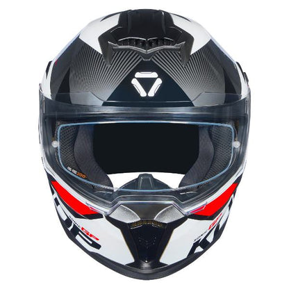 Korda Sonic GP Brave Helmet (Gloss White & Red)