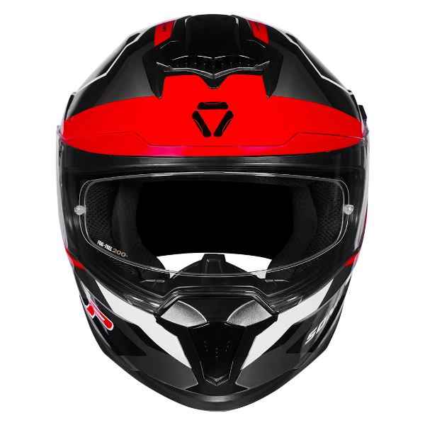 Korda Sonic GP Flash Helmet (Gloss Black White & Red)