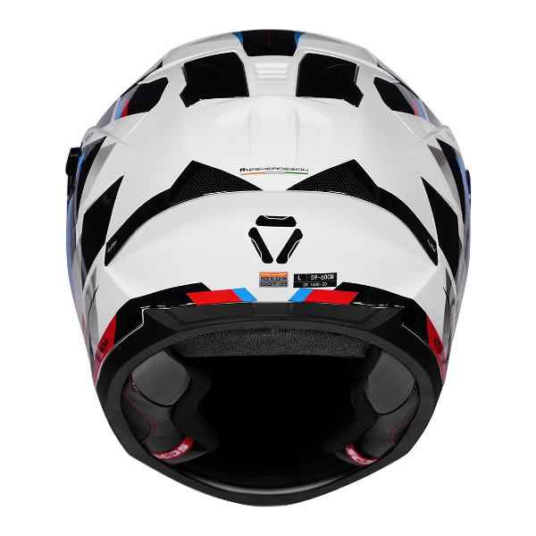 Korda Sonic GP Flash Helmet (Gloss White Red & Blue)