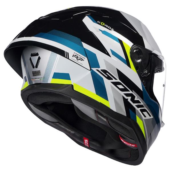Korda Sonic GP Moze Helmet (Gloss Fluorescent Yellow)