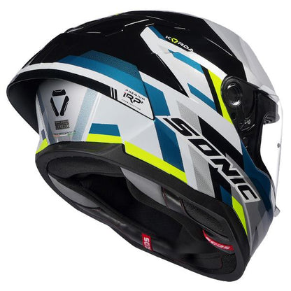 Korda Sonic GP Moze Helmet (Gloss Fluorescent Yellow)