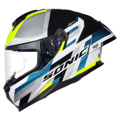 Korda Sonic GP Moze Helmet (Gloss Fluorescent Yellow)