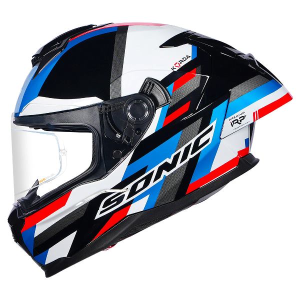 Korda Sonic GP Moze Helmet (Gloss Red & Blue)