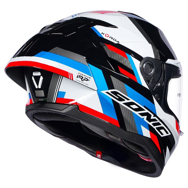 Korda Sonic GP Moze Helmet (Gloss Red & Blue)