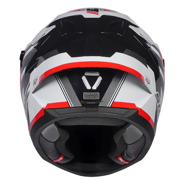 Korda Sonic GP Moze Helmet (Gloss White & Red)