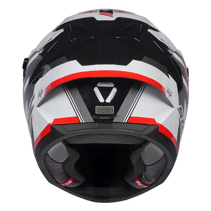 Korda Sonic GP Moze Helmet (Gloss White & Red)