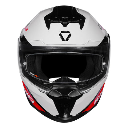 Korda Sonic GP Rapide Gloss White & Red Full Face - Helmet