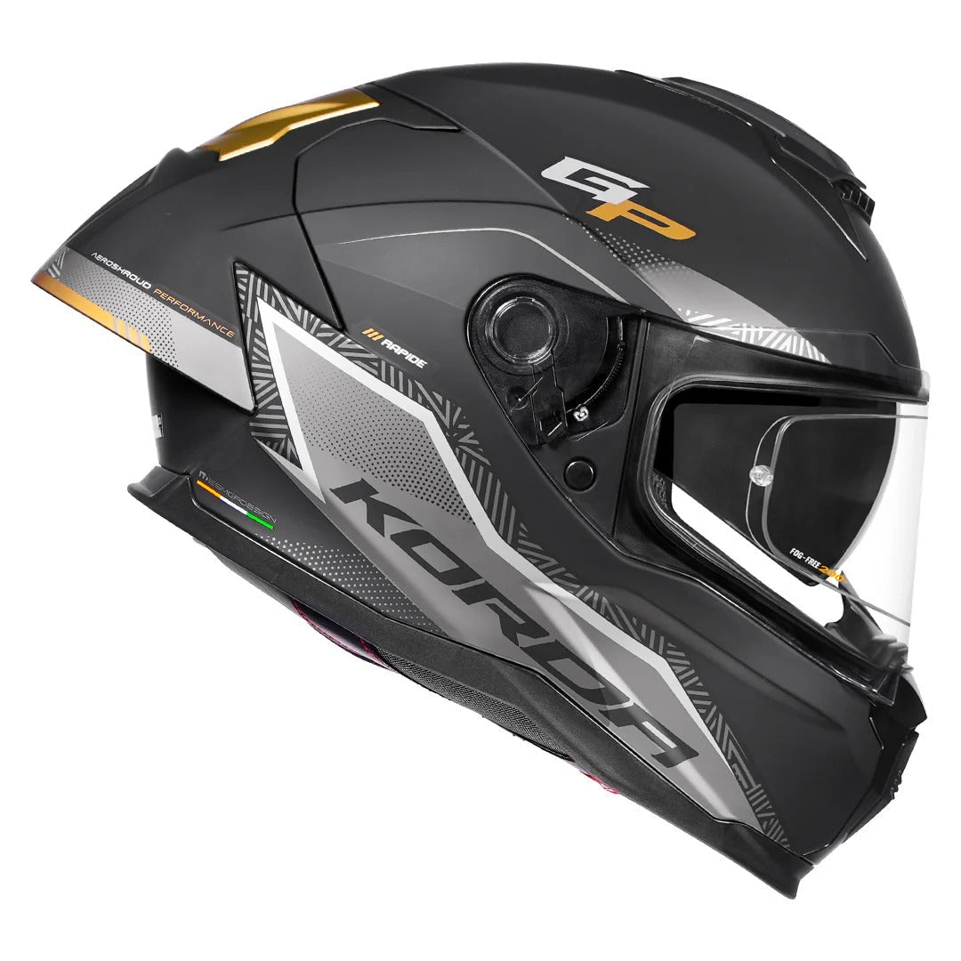 Korda Sonic GP Rapide Matt Gold Full Face - Helmet