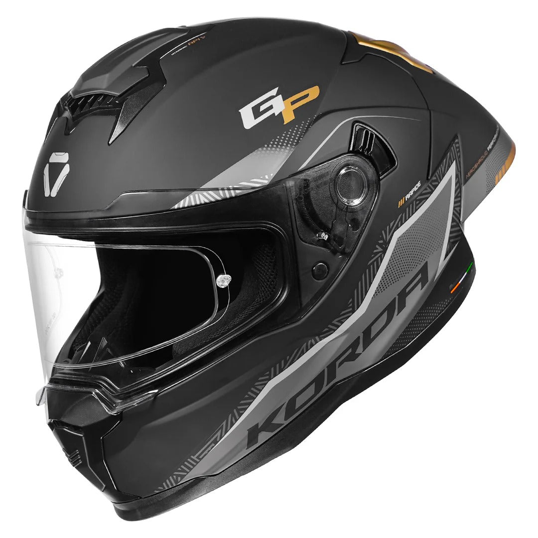 Korda Sonic GP Rapide Matt Gold Full Face - Helmet