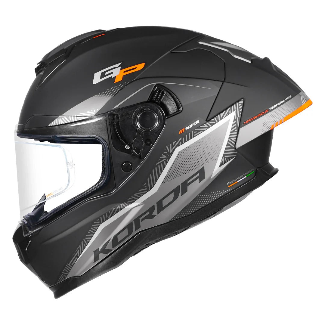 Korda Sonic GP Rapide Matt Orange Full Face - Helmet