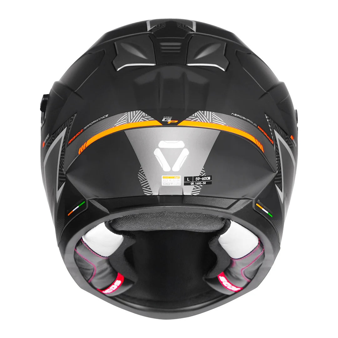 Korda Sonic GP Rapide Matt Orange Full Face - Helmet