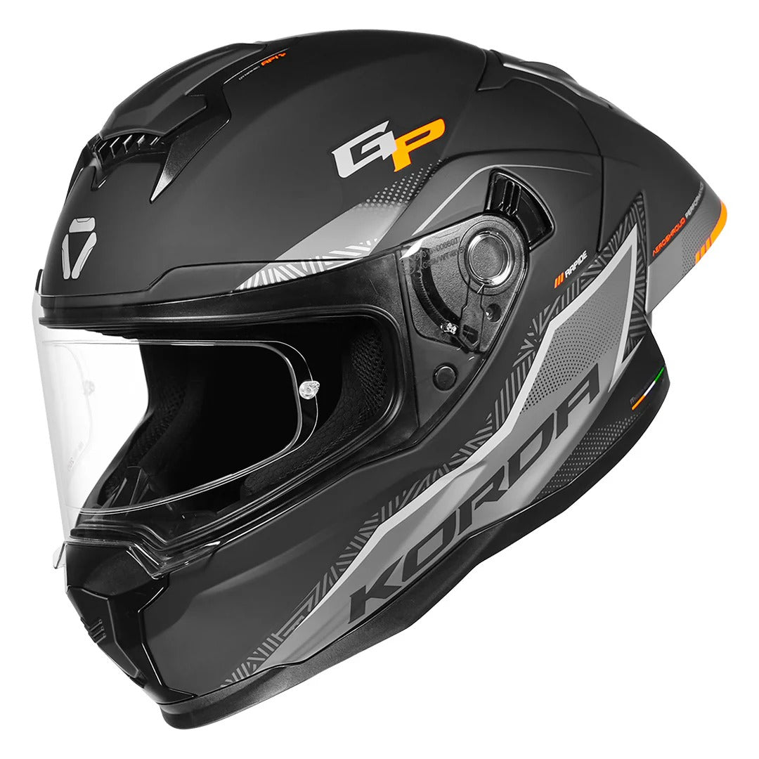 Korda Sonic GP Rapide Matt Orange Full Face - Helmet