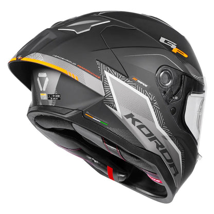 Korda Sonic GP Rapide Matt Orange Full Face - Helmet