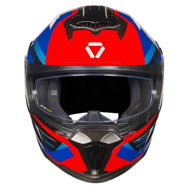 Korda Sonic GP Roadlion Helmet (Gloss Black Red & Blue)