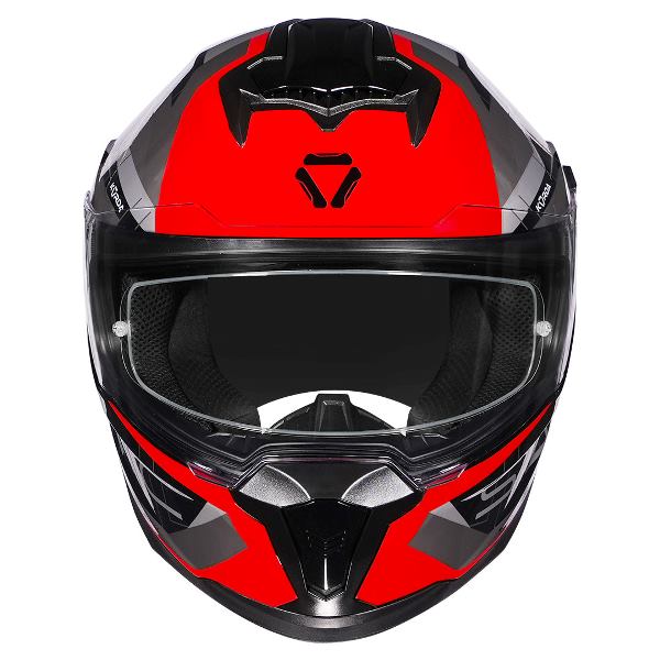 Korda Sonic GP Roadlion Helmet (Gloss Black & Red)