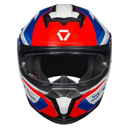 Korda Sonic GP Roadlion Helmet (Gloss White Red & Blue)