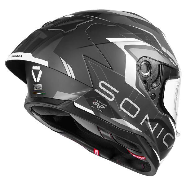 Korda Sonic GP Roadlion Helmet (Matt Black & Grey)