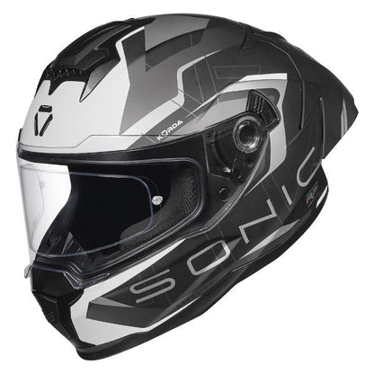 Korda Sonic GP Roadlion Helmet (Matt Black & Grey)