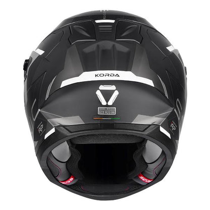 Korda Sonic GP Roadlion Helmet (Matt Black & Grey)