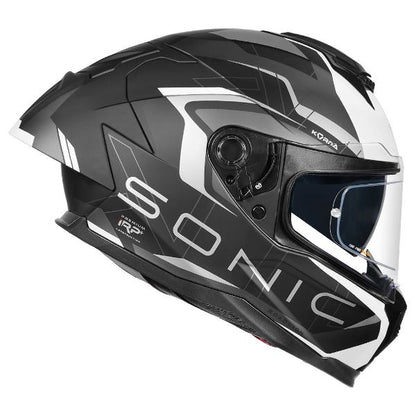 Korda Sonic GP Roadlion Helmet (Matt Black & Grey)