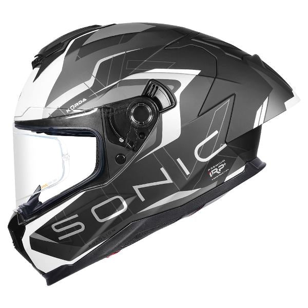 Korda Sonic GP Roadlion Helmet (Matt Black & Grey)