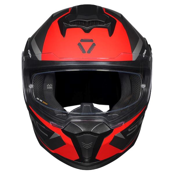 Korda Sonic GP Roadlion Helmet (Matt Black & Red)