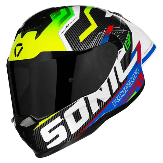 Korda Sonic GP SPI-D Fluorescent Yellow Helmet