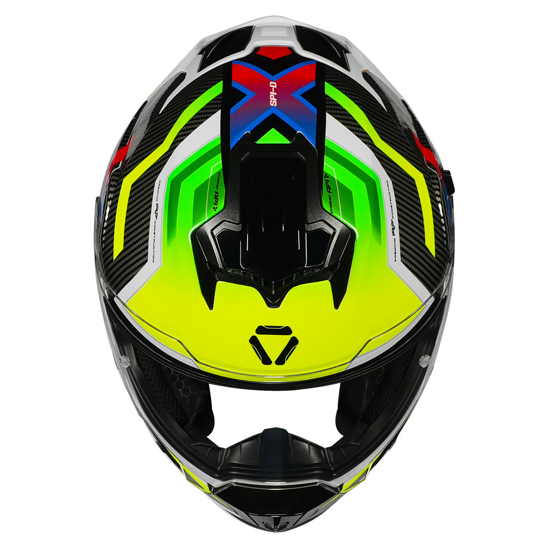 Korda Sonic GP SPI-D Fluorescent Yellow Helmet