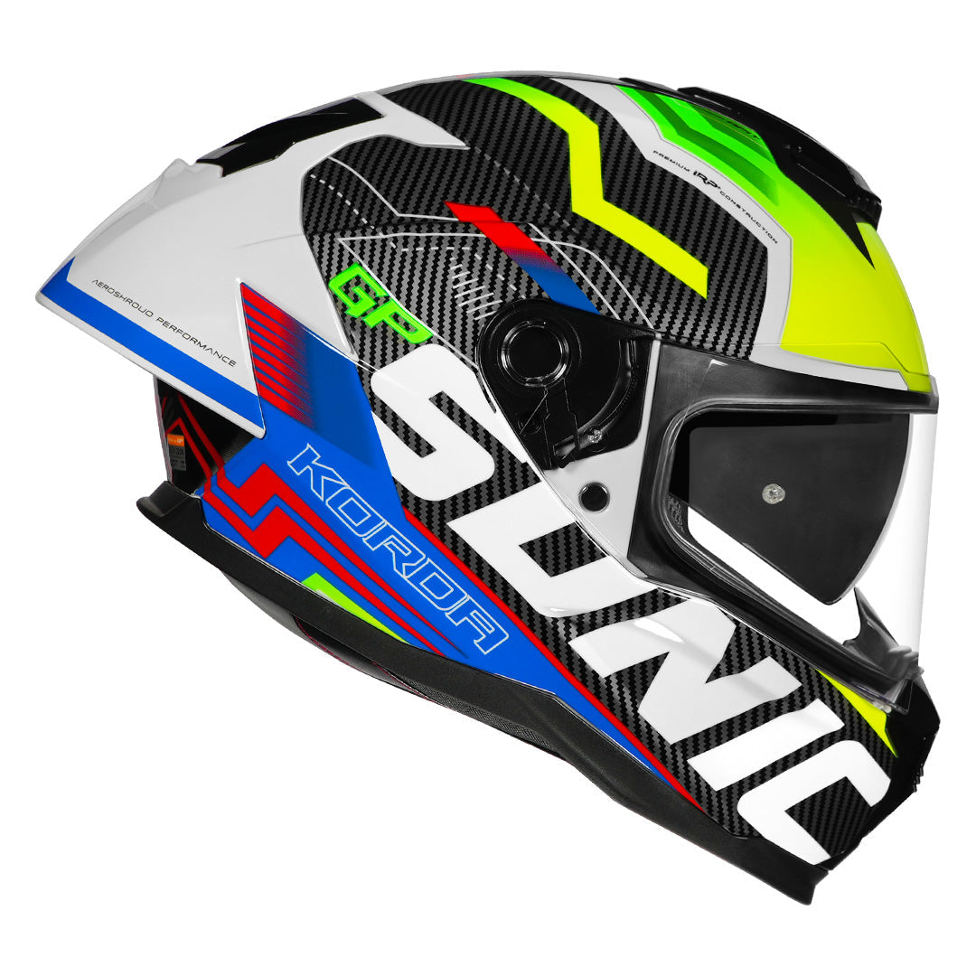 Korda Sonic GP SPI-D Fluorescent Yellow Helmet