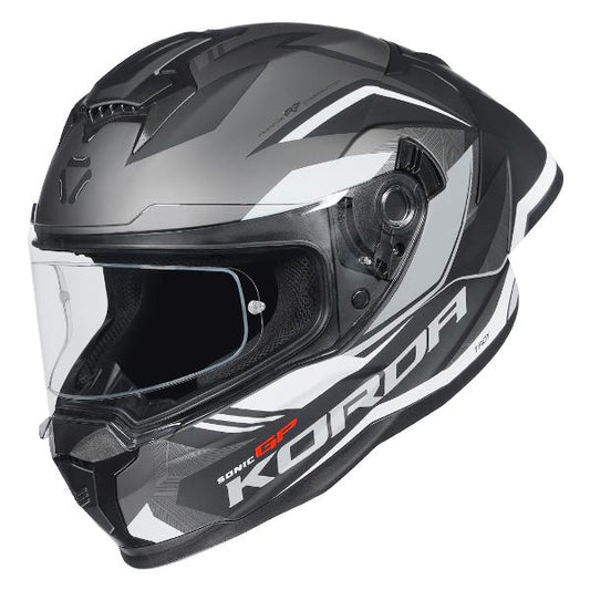 Korda Sonic GP Troy Helmet (Matt Grey)