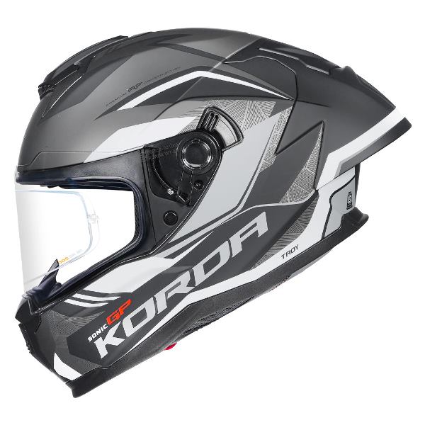 Korda Sonic GP Troy Helmet (Matt Grey)