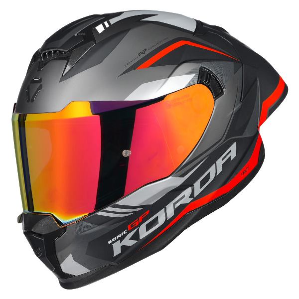 Korda Sonic GP Troy Helmet (Matt Red)