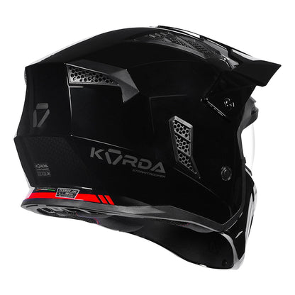 Korda StormTrooper Modular Solid Helmet (Gloss Black)