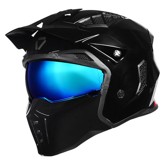 Korda StormTrooper Modular Solid Helmet (Gloss Black)